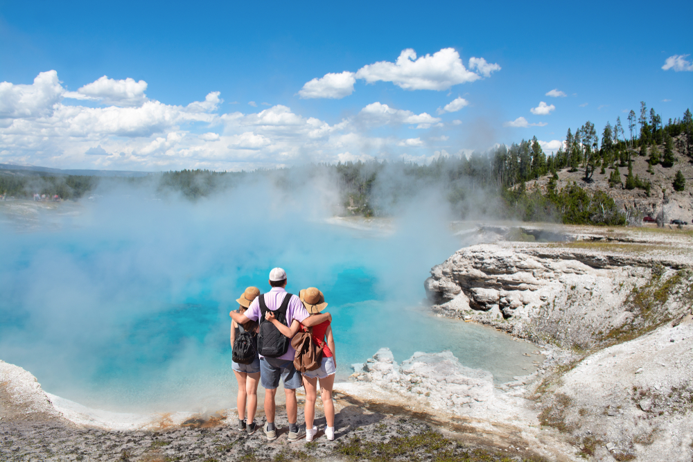 travel to Yellowstone National Park with a baby