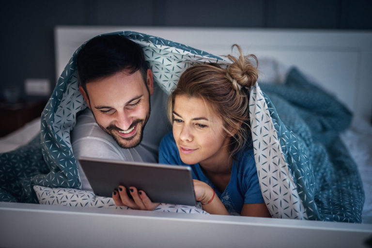 parents date night ideas:Watching Netflix or TV