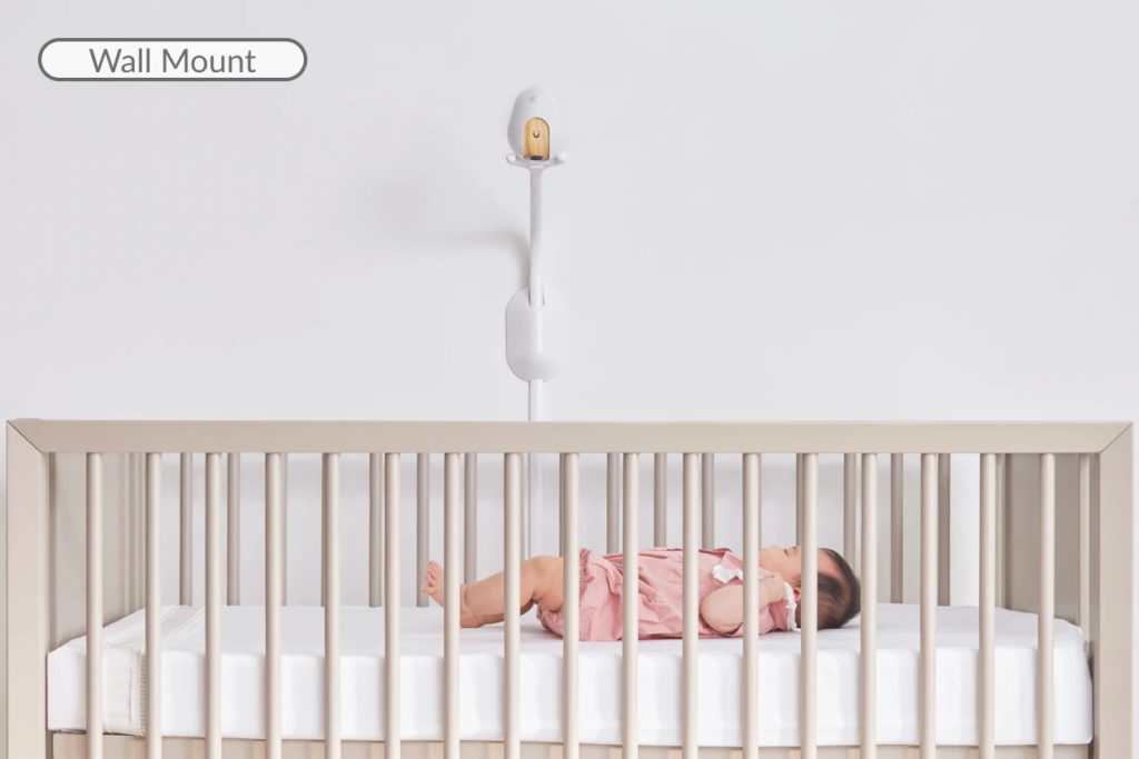 how to mount baby monitor on wall?