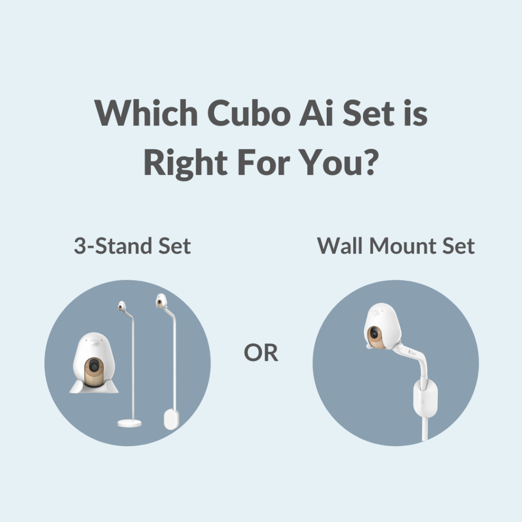 3-Stand Set vs. Wall Mount Set, which is Better for You? - Cubo Ai