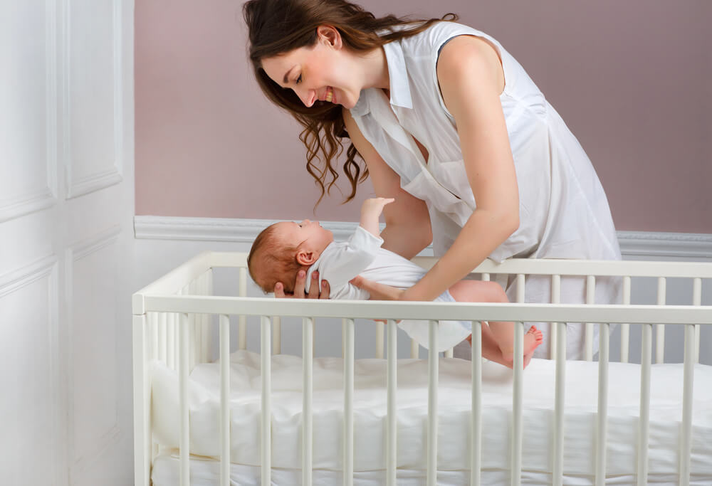 Keep your baby safe in their crib by choosing a quality mattress and sheets.
